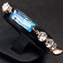 Aproce "Venera (Aquamarine Blue)" ar Swarovski™ kristāliem